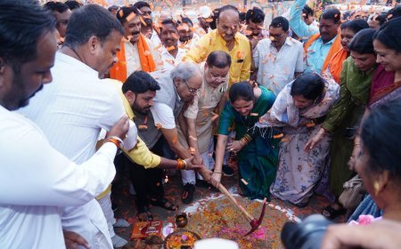 रायपुर में विकास को रफ्तार: सांसद बृजमोहन अग्रवाल ने 4.19 करोड़ के कार्यों का भूमिपूजन व लोकार्पण