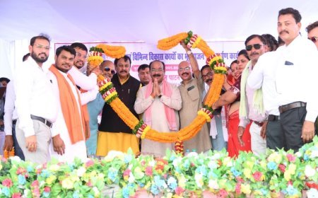 पाटन में उपमुख्यमंत्री अरुण साव ने 9.96 करोड़ के विकास कार्यों का लोकार्पण-भूमिपूजन किया