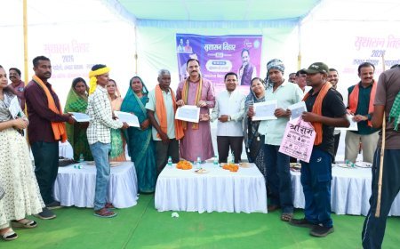 सुशासन तिहार 2026: खड़गवां में जनसमस्याओं का मौके पर समाधान, मंत्री जायसवाल बोले—सरकार अब गांव-गांव तक पहुंच रही