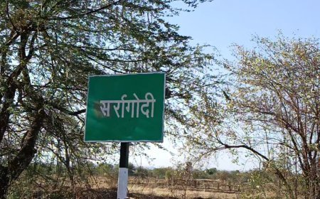 मुख्य सड़क पर फैली गंदगी से बदहाल सर्रागोंदी, ग्रामीणों में बढ़ा आक्रोश