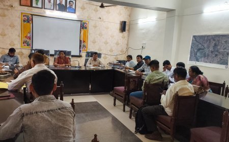 सुशासन तिहार की तैयारियों को लेकर गुण्डरदेही एसडीएम की समीक्षा बैठक, लंबित आवेदनों के त्वरित निराकरण के निर्देश