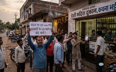 सरकारी रेट 120, जनता से वसूली 130 — रायपुर की शराब दुकानों में ओवररेटिंग का खेल, आबकारी विभाग पर उठे सवाल