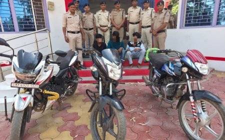 आलीराजपुर में दिनदहाड़े बाइक चोरी का खुलासा, तीन आरोपी गिरफ्तार, दो बाइक बरामद