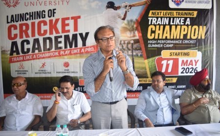 आंजनेय यूनिवर्सिटी में क्रिकेट अकादमी की शुरुआत, GCCA के सहयोग से मिलेगा प्रोफेशनल प्रशिक्षण