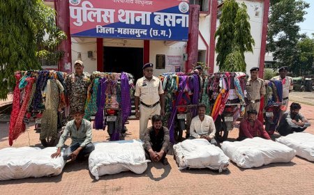 ऑपरेशन निश्चय के तहत बड़ी कार्रवाई, कपड़ा फेरीवालों की आड़ में हो रही गांजा तस्करी का खुलासा