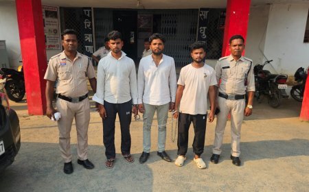 रायगढ़ पुलिस की बड़ी सफलता, 24 घंटे में अपहृत युवक सकुशल बरामद, झारखंड से 3 आरोपी गिरफ्तार
