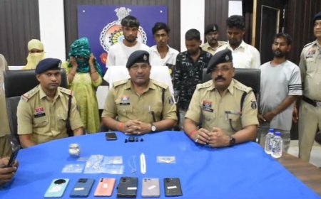 दुर्ग पुलिस की बड़ी सफलता: अंतरजिला चोर गिरोह का भंडाफोड़, मास्टरमाइंड ‘गोरखा’ समेत 7 गिरफ्तार