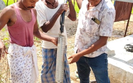 डूबान क्षेत्र में बहाल हुई पेयजल व्यवस्था, क्रेडा ने त्वरित सुधार कर चालू किया सोलर पंप