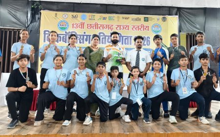 राज्यस्तरीय किकबॉक्सिंग प्रतियोगिता में बेमेतरा के खिलाड़ियों का शानदार प्रदर्शन, द वारक्राय अकादमी ने जीते 31 पदक
