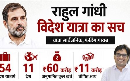 राहुल गांधी की विदेश यात्राओं पर भाजपा का सवाल, ओपी चौधरी ने साझा किया खर्च का ब्यौरा