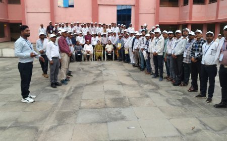 केसली में समय पूर्व पूर्ण हुआ जनगणना कार्य, अधिकारियों ने टीम को किया सम्मानित