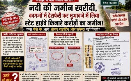 नदी की जमीन के बदले हाईवे किनारे करोड़ों की जमीन आवंटन पर उठे सवाल, जशपुर में बड़ा विवाद