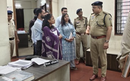 इंडक्शन ट्रेनिंग के तहत डिप्टी कलेक्टर्स ने किया थाना कोतवाली का भ्रमण, पुलिस कार्यप्रणाली की ली जानकारी