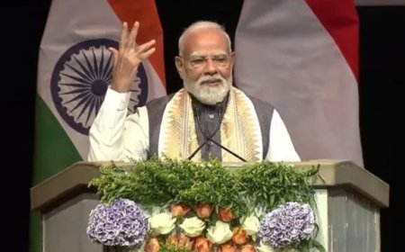 नीदरलैंड में भारतीय समुदाय को संबोधित करते हुए बोले पीएम मोदी, वैश्विक संकट और भारत की प्रगति पर दिया जोर