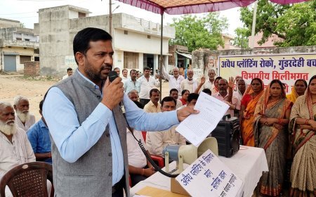 गुंडरदेही में अवैध प्लॉटिंग का मामला गरमाया, पार्षद सलीम खान ने SDM से की कार्रवाई की मांग