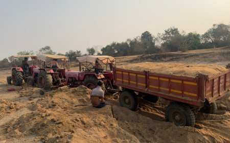 गुंडरदेही में अवैध रेत कारोबार का जाल, तांदुला नदी पर बढ़ता संकट