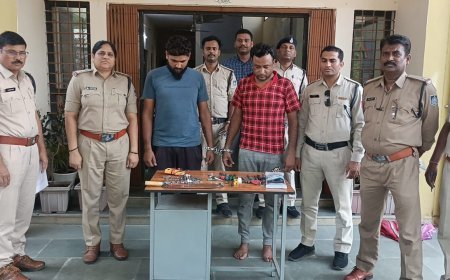 बीएसएनएल अधिकारी बनकर मोबाइल टावरों से केबल चोरी करने वाले दो आरोपी गिरफ्तार