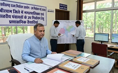 कबीरधाम में उप निर्वाचन मई 2026 के लिए सामान्य प्रेक्षक नियुक्त, निर्वाचन तैयारियां तेज