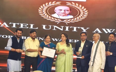 सरायपाली के कुंडलेशवर पाणिग्रही को जल संरक्षण के लिए सरदार पटेल यूनिटी अवार्ड 2026