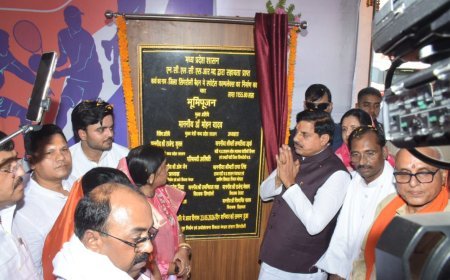 बैढ़न में आधुनिक खेल परिसर का भूमिपूजन, युवाओं को मिलेंगी अत्याधुनिक खेल सुविधाएं