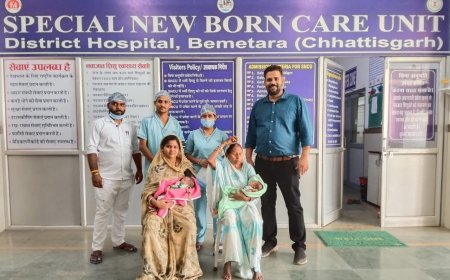 बेमेतरा का SNCU बना नवजातों के लिए जीवनदायिनी, 1700 से अधिक बच्चों को मिला नया जीवन