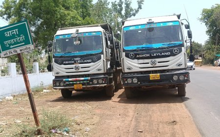 बालोद में रेत के अवैध उत्खनन पर बड़ी कार्रवाई, 5 वाहन जब्त