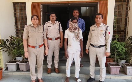नाबालिग साली को भगाकर खेत में छिपा रहा जीजा, 25 दिन बाद पुलिस ने किया गिरफ्तार