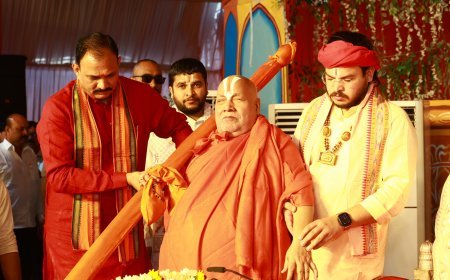 चिरमिरी में श्रीराम कथा महोत्सव में उमड़ा आस्था का सागर, जगद्गुरु रामभद्राचार्य ने सुनाया सुंदरकांड और राम-भरत मिलाप