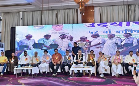 राजनांदगांव व्यापारी महासम्मेलन में व्यापार और विकास पर मंथन, डॉ. रमन सिंह और ओपी चौधरी की घोषणाओं से व्यापारियों में उत्साह