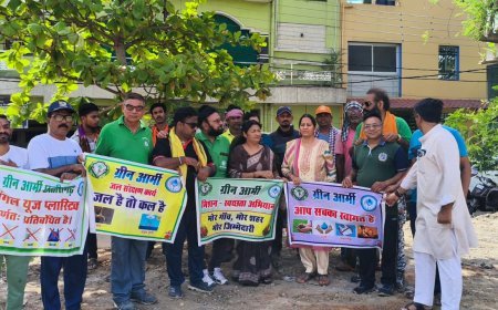 ग्रीन आर्मी टाटीबंध जोन ने भुईया तालाब में शुरू किया स्वच्छता अभियान, पर्यावरण संरक्षण का दिया संदेश