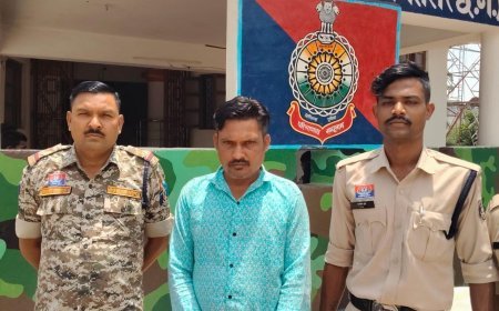 सांकरा नाके पर पुलिस की बड़ी कार्रवाई, 7 किलो से अधिक गांजा के साथ अंतर्राज्यीय तस्कर गिरफ्तार