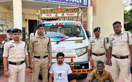 बागनदी पुलिस की बड़ी कार्रवाई, 5 गौवंशीय मवेशियों के साथ तीन तस्कर गिरफ्तार