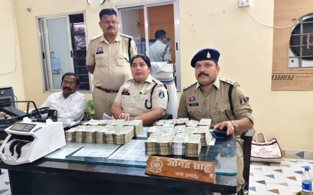 बालोद पुलिस की बड़ी कार्रवाई, क्रेटा कार से 65 लाख नकद बरामद