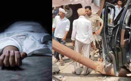 तेज रफ्तार कार बनी मौत का कारण, बाइक सवार CISF दारोगा समेत दो लोगों की दर्दनाक मौत