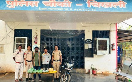 नशा मुक्त अभियान में बड़ी कार्रवाई, 6.847 किलो गांजा के साथ दो आरोपी गिरफ्तार