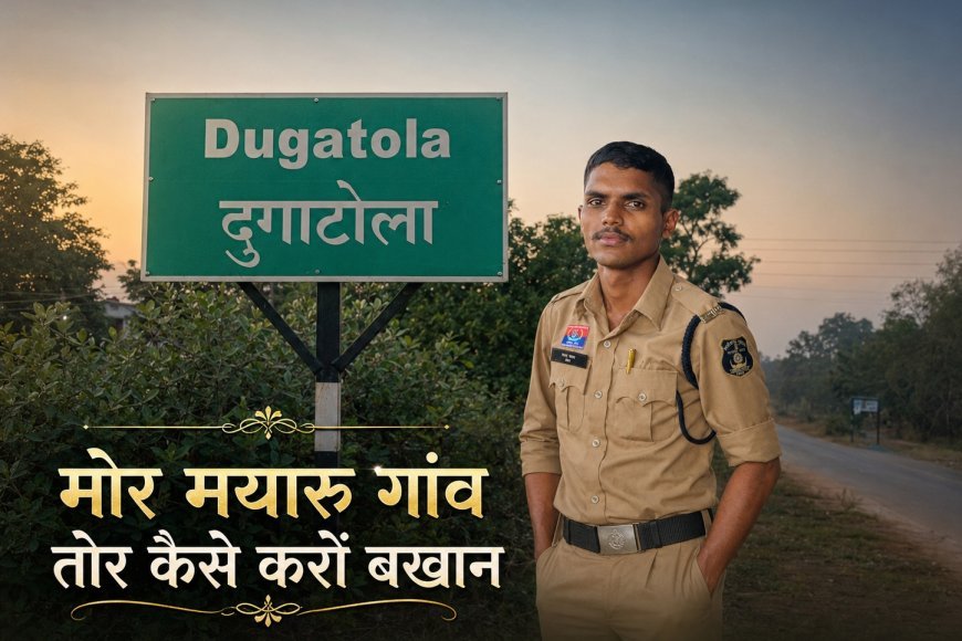 मोर मयारू गांव दुगाटोला,तोर कइसे करों बखान- जयंत यादव