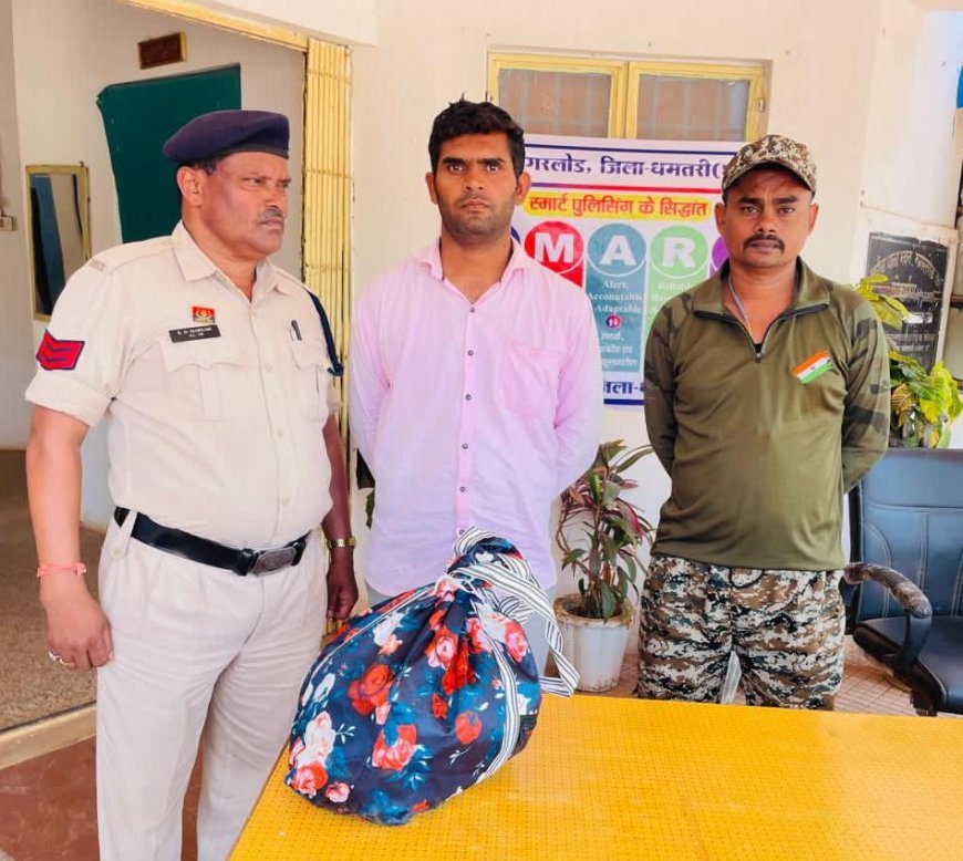 धमतरी पुलिस की बड़ी कार्रवाई: अवैध शराब तस्करी पर शिकंजा, दो आरोपी गिरफ्तार