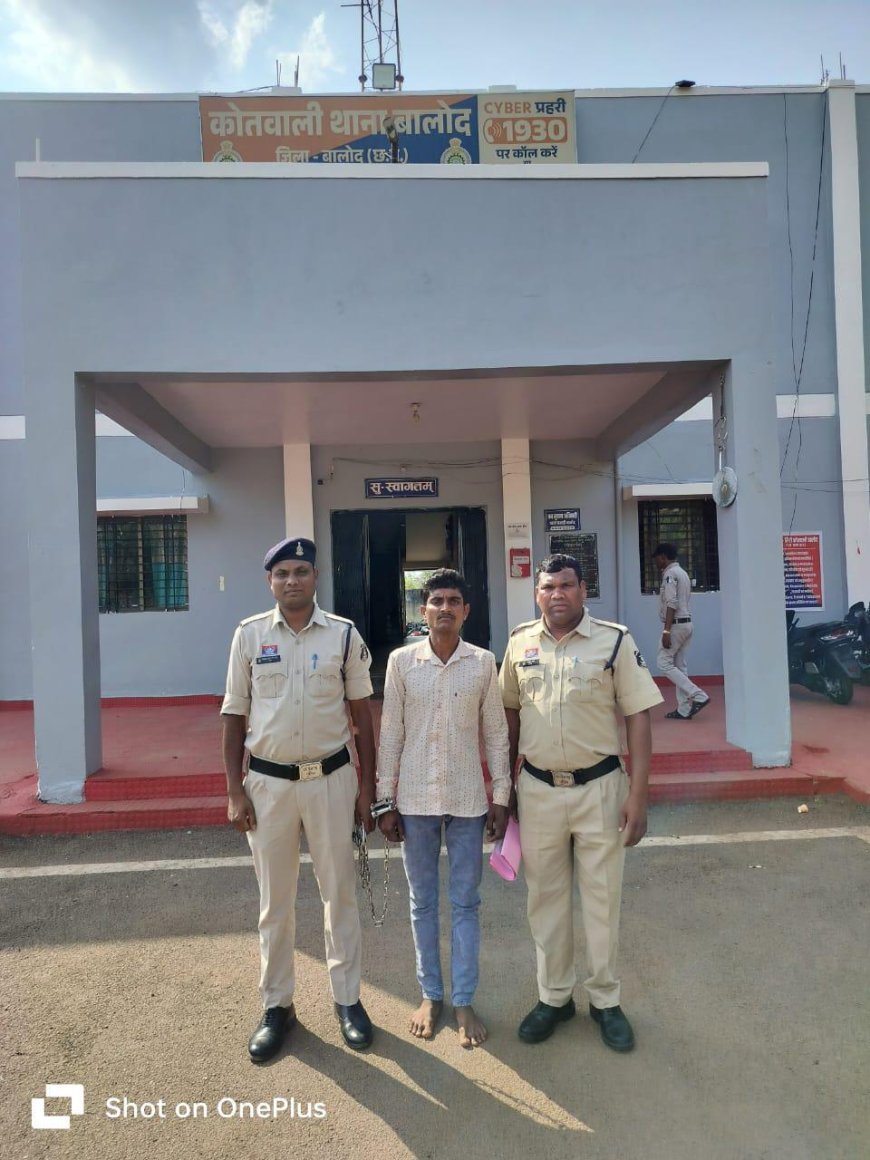बालोद में बेटे ने माता-पिता पर किया जानलेवा हमला, पुलिस ने कुछ घंटों में किया गिरफ्तार