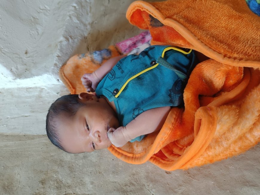 कोरिया के डुमरिया मंदिर परिसर में मिला नवजात शिशु, पुलिस ने दिखाई संवेदनशीलता