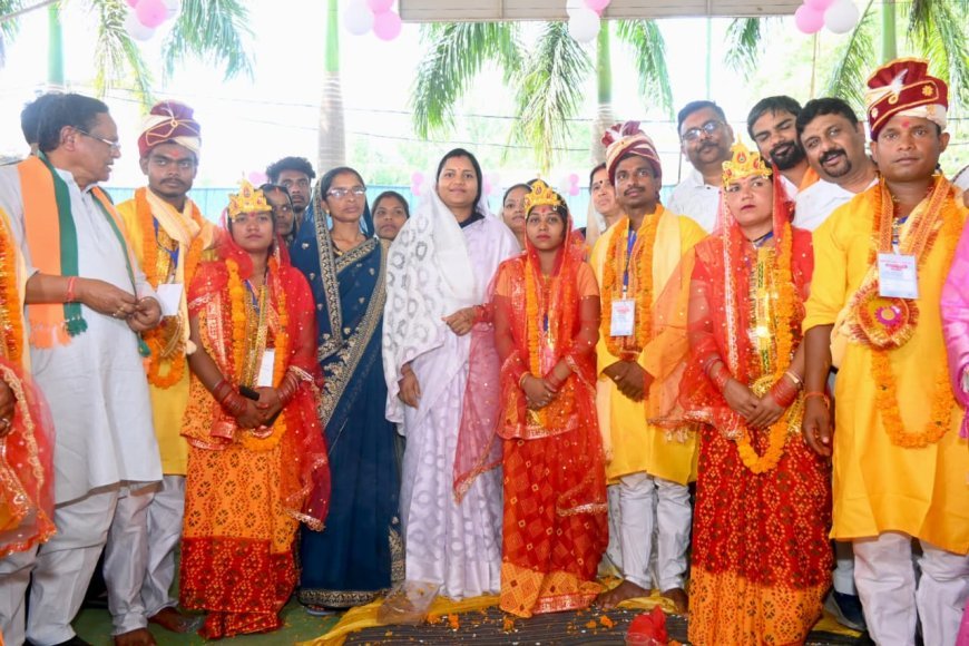 मुख्यमंत्री कन्या विवाह योजना के तहत प्रदेशभर में 1385 जोड़े विवाह बंधन में बंधे