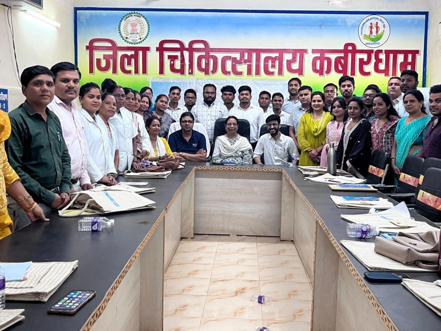 बाल मधुमेह की समय पर पहचान और प्रबंधन के लिए कवर्धा में उन्मुखीकरण कार्यशाला आयोजित
