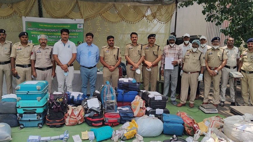 रायपुर पुलिस ने 5.65 करोड़ के मादक पदार्थों का किया नष्टीकरण, नशे के खिलाफ बड़ी कार्रवाई