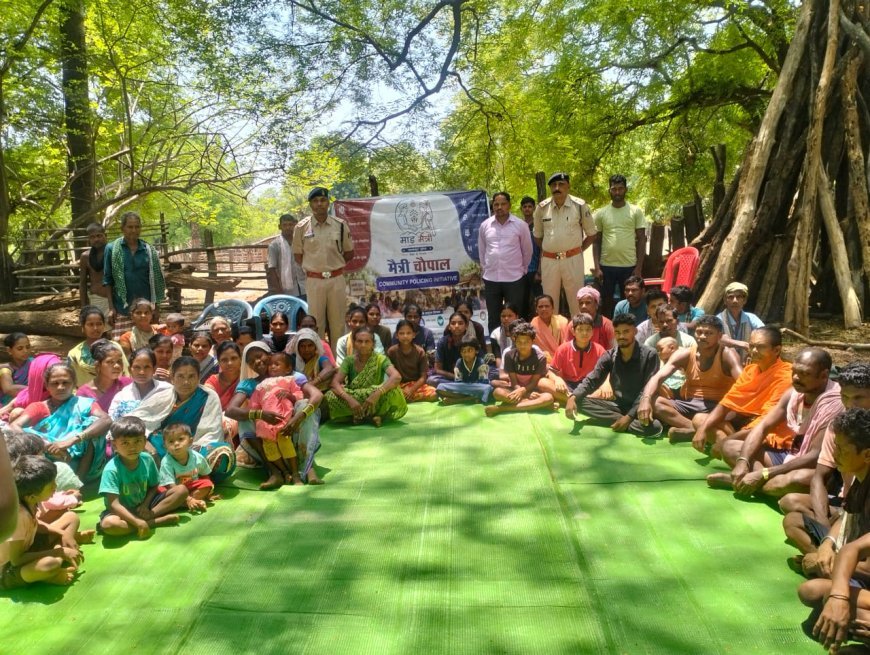 ग्राम चमेली में आयोजित हुई माड़ मैत्री चौपाल, ग्रामीणों को किया गया जागरूक
