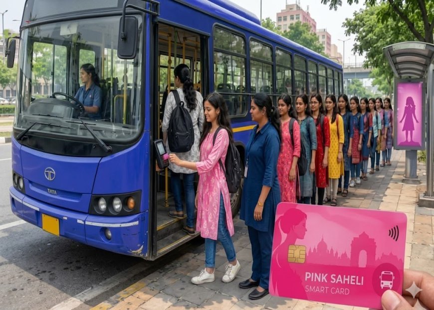 दिल्ली में 8 लाख महिलाओं ने बनवाया पिंक सहेली स्मार्ट कार्ड, जुलाई से बदल सकती है मुफ्त बस यात्रा व्यवस्था