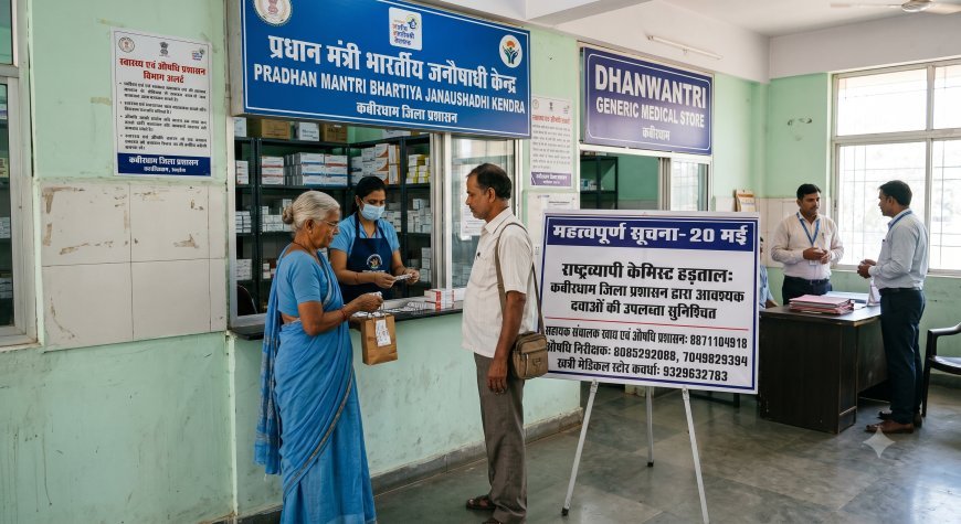 20 मई की राष्ट्रव्यापी केमिस्ट हड़ताल को लेकर प्रशासन अलर्ट, दवा उपलब्धता बनाए रखने जारी हुई एडवाइजरी