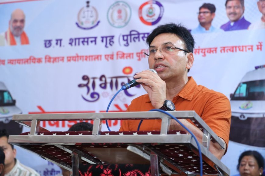 रायगढ़ पुलिस को मिली हाईटेक मोबाइल फॉरेंसिक वैन, घटनास्थल पर होगी वैज्ञानिक जांच