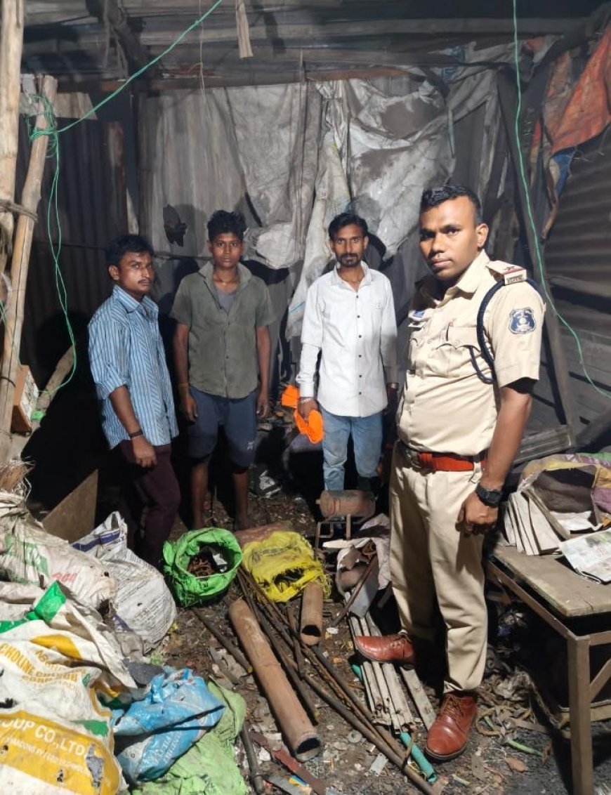 रायपुर में कबाड़ियों और यार्ड संचालकों पर पुलिस की बड़ी कार्रवाई, छह कारोबारियों पर केस दर्ज
