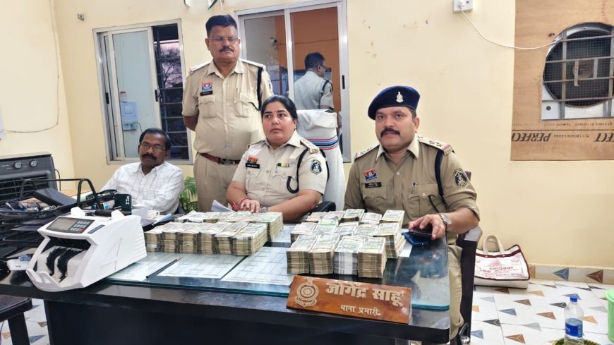 बालोद पुलिस की बड़ी कार्रवाई, क्रेटा कार से 65 लाख नकद बरामद