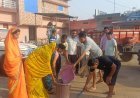 प्रधानमंत्री मोदी के 12 वर्ष पूर्ण होने पर ग्राम मोखा में भाजपा का स्वच्छता अभियान