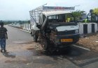 गौरझामर ओवरब्रिज पर श्रद्धालुओं से भरा ऑटो दुर्घटनाग्रस्त, दो की मौत, आठ घायल